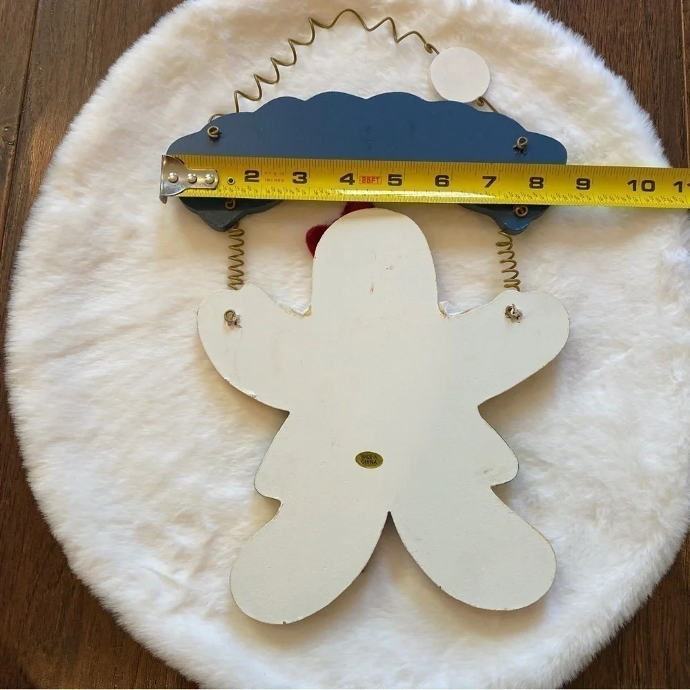 I love Cookies Gingerbread Girl Door Hanger Sign